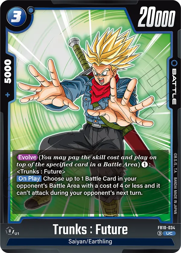 FB10-034 Trunks : Future