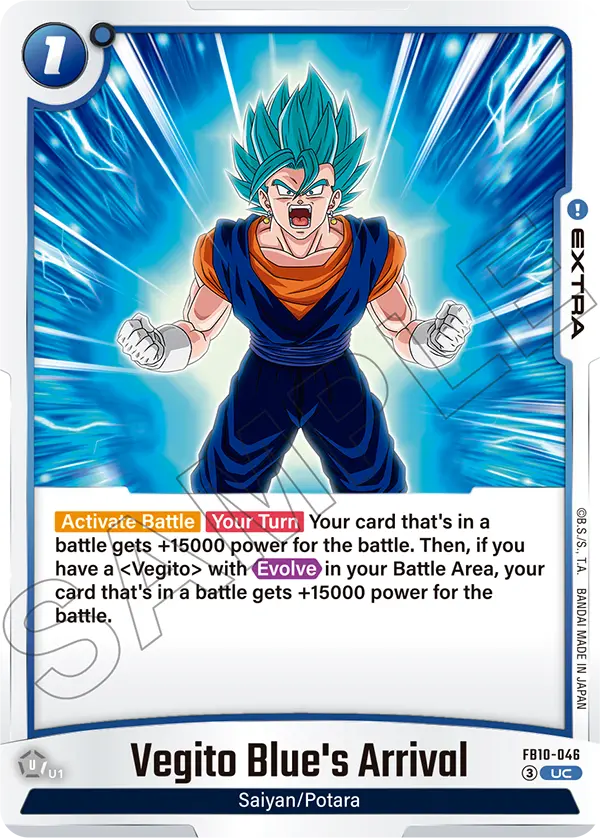 FB10-046 Vegito Blue's Arrival
