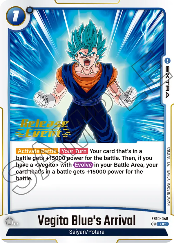 Vegito Blue's Arrival
