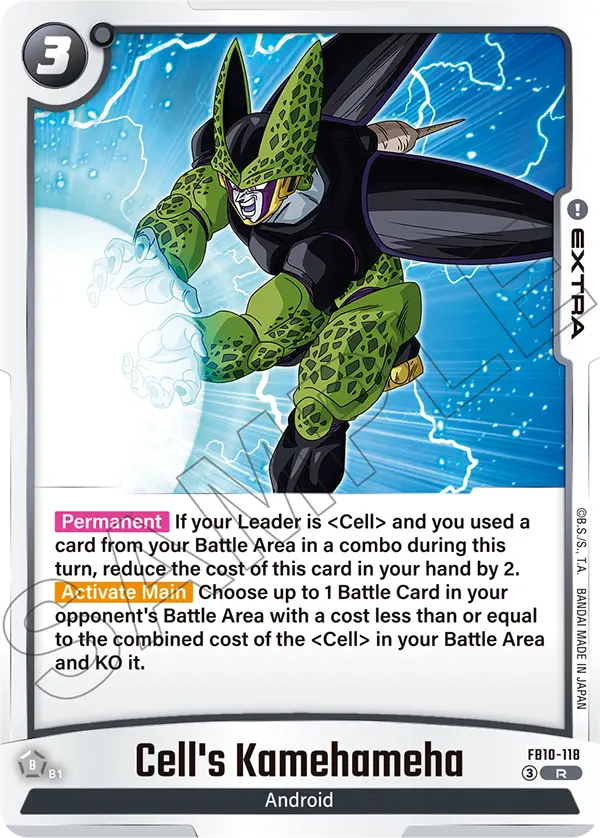 FB10-118 Cell's Kamehameha
