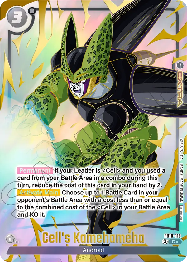FB10-118 Cell's Kamehameha
