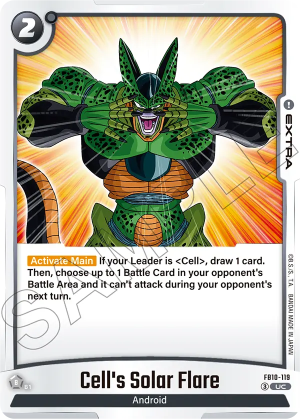 FB10-119 Cell's Solar Flare