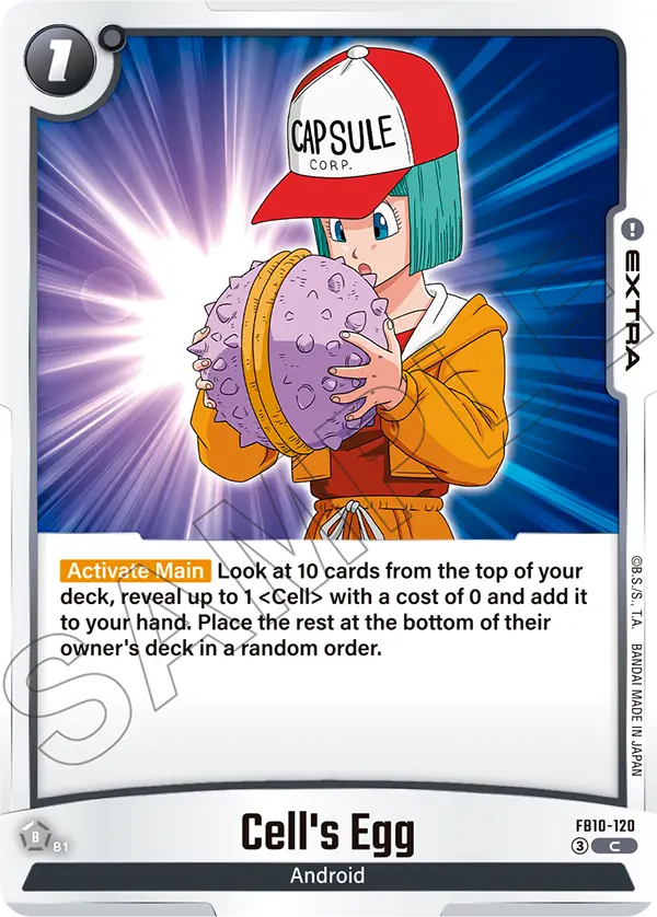 FB10-120 Cell's Egg