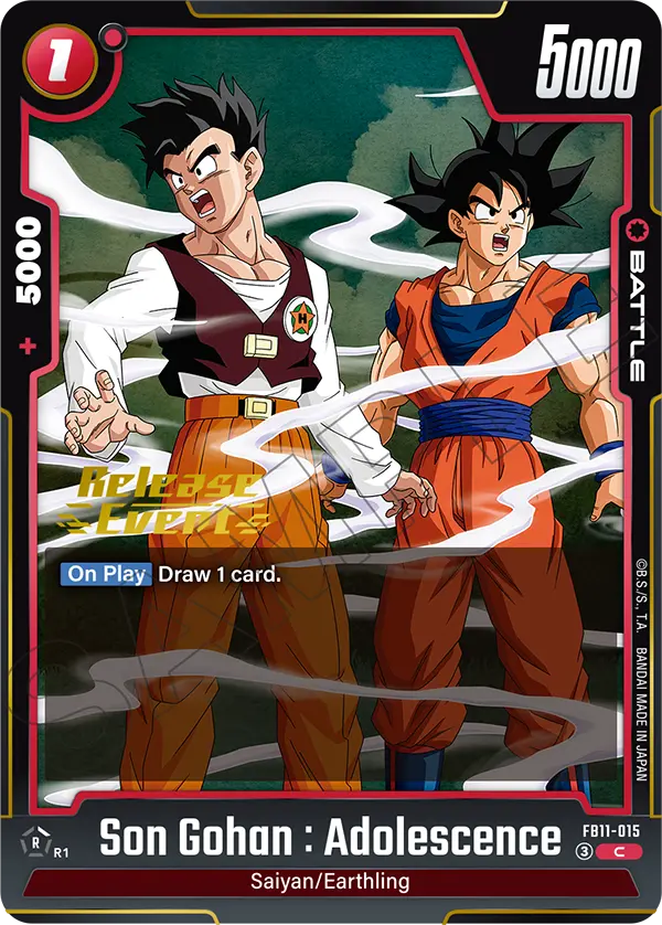 FB11-015 Son Gohan : Adolescence