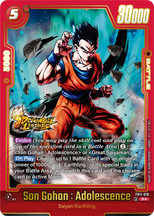 FB11-016 Son Gohan : Adolescence