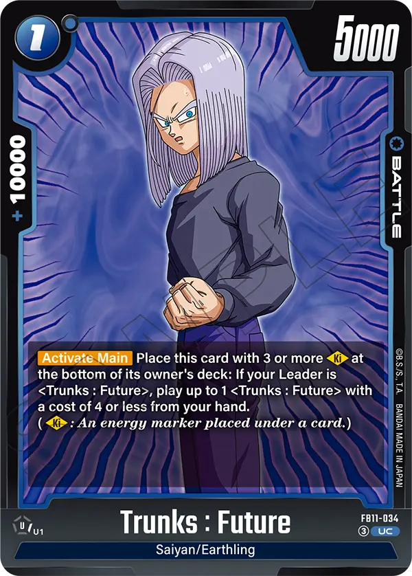 FB11-034 Trunks : Future