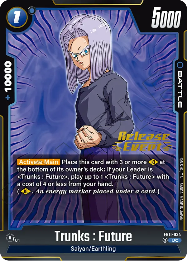 FB11-034 Trunks : Future