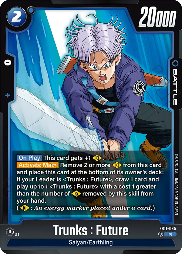 FB11-035 Trunks : Future