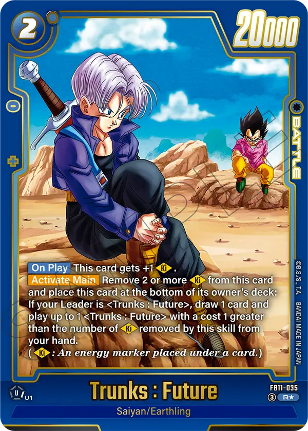 FB11-035 Trunks : Future