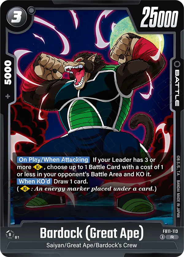 FB11-113 Bardock (Great Ape)