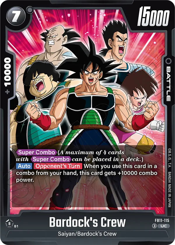 FB11-115 Bardock's Crew