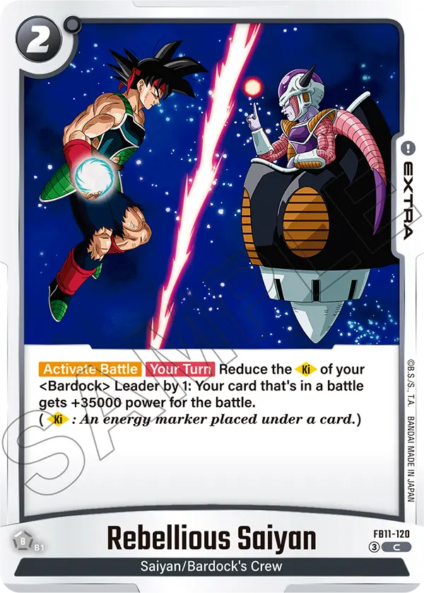 FB11-120 Rebellious Saiyan