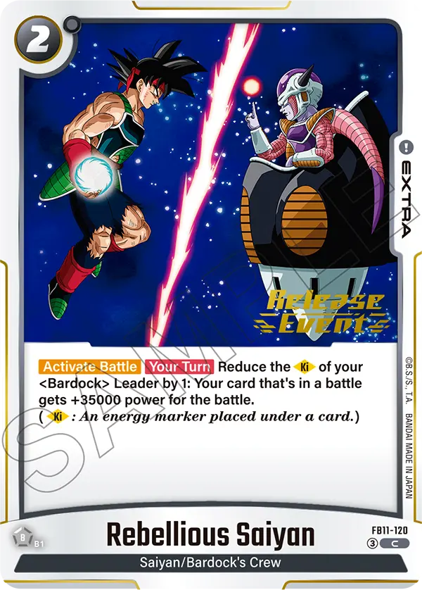 FB11-120 Rebellious Saiyan