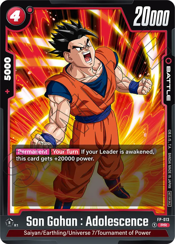 FP-013 Son Gohan : Adolescence