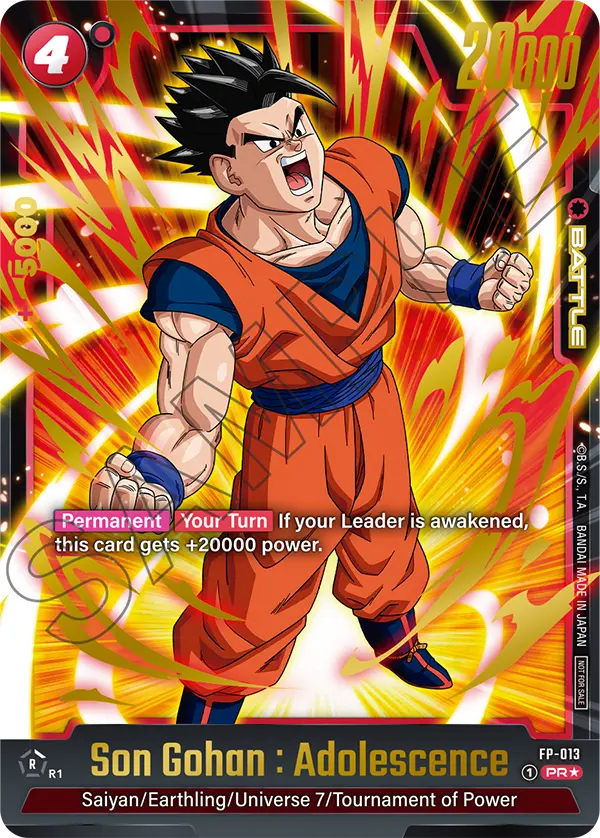 FP-013 Son Gohan : Adolescence