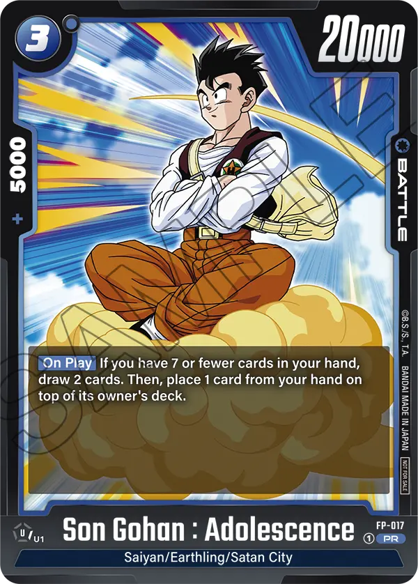 FP-017 Son Gohan : Adolescence