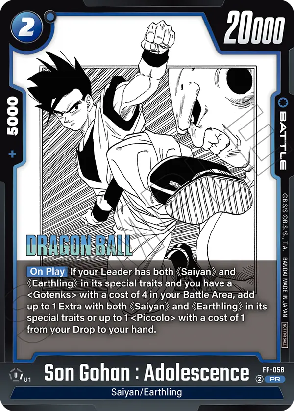 FP-058 Son Gohan : Adolescence