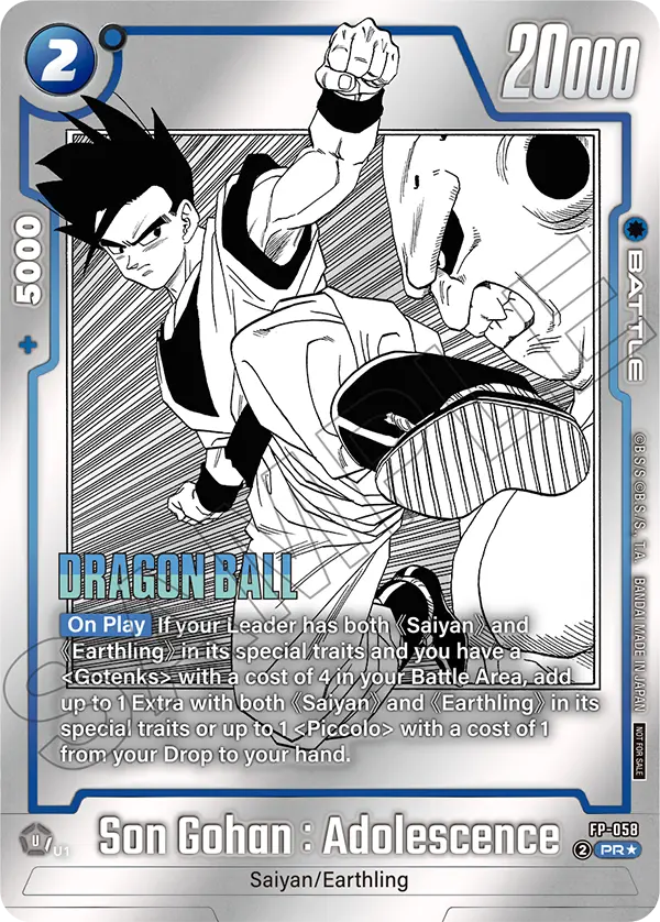 FP-058 Son Gohan : Adolescence