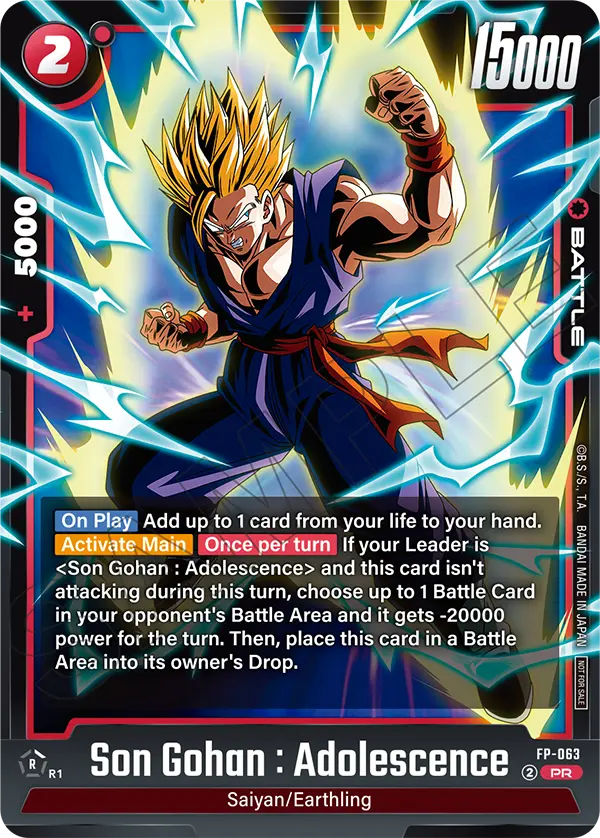 FP-063 Son Gohan : Adolescence