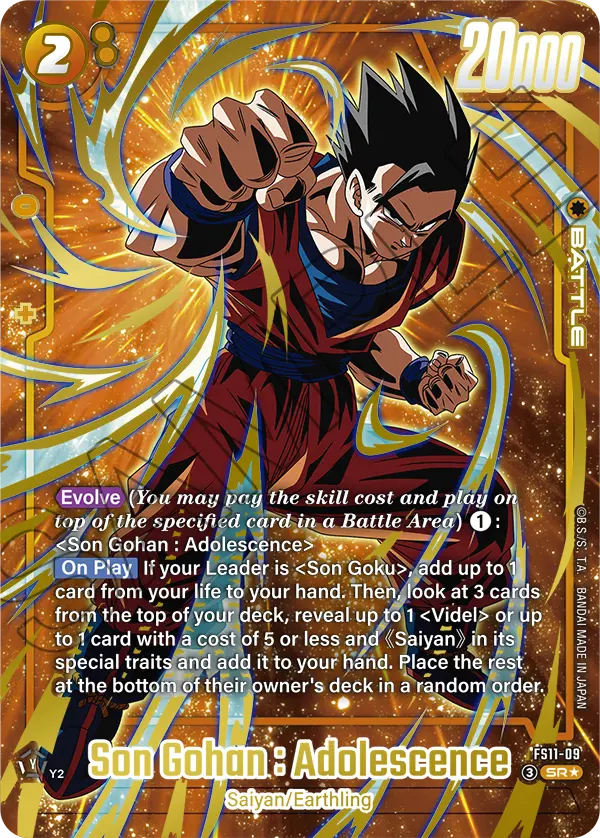 FS11-09 Son Gohan : Adolescence
