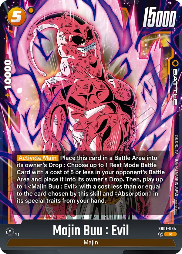 SB01-034 Majin Buu : Evil