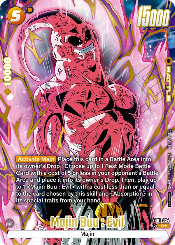 SB01-034 Majin Buu : Evil
