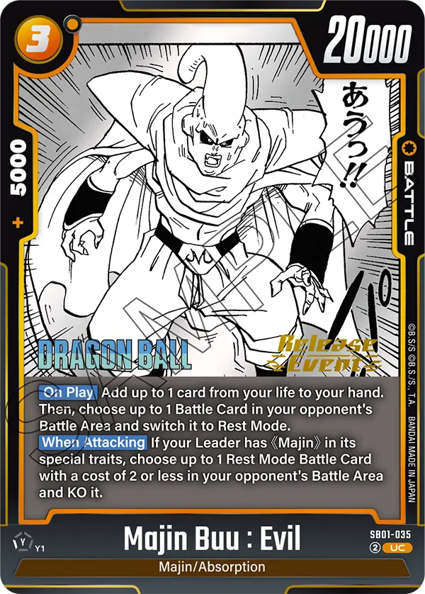 SB01-035 Majin Buu : Evil