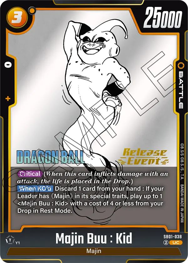 SB01-038 Majin Buu : Kid