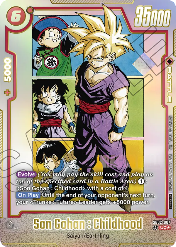 SB02-007 Son Gohan : Childhood