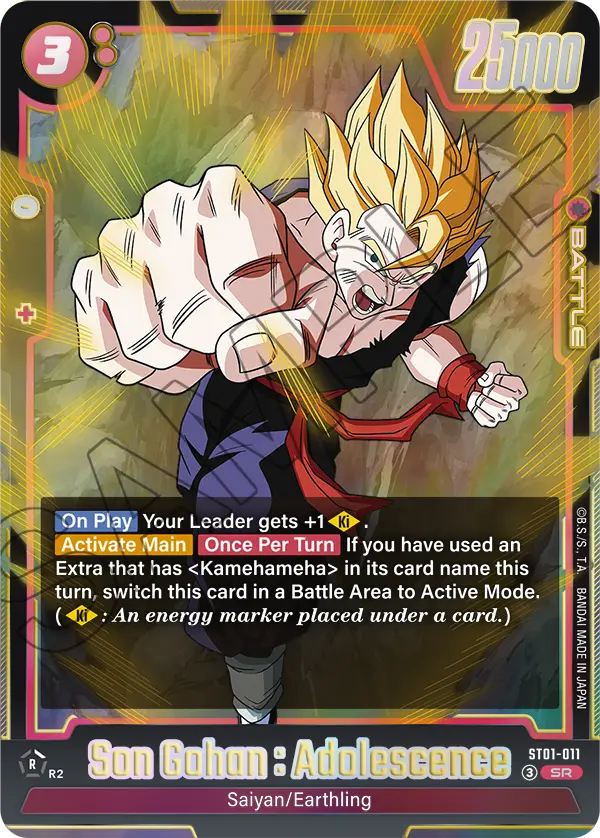 ST01-011 Son Gohan : Adolescence