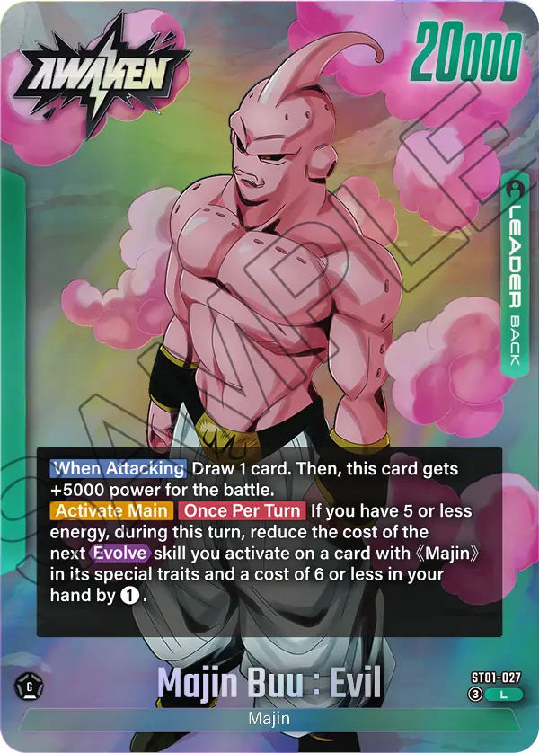 ST01-027 Majin Buu : Evil