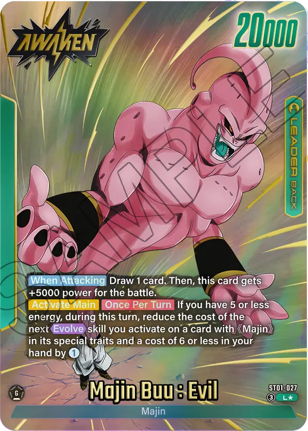 ST01-027 Majin Buu : Evil