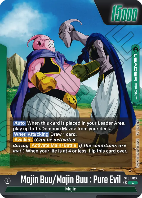 ST01-027 Majin Buu/Majin Buu : Pure Evil