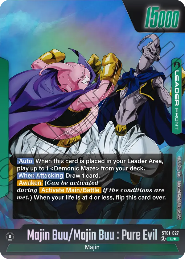 ST01-027 Majin Buu/Majin Buu : Pure Evil