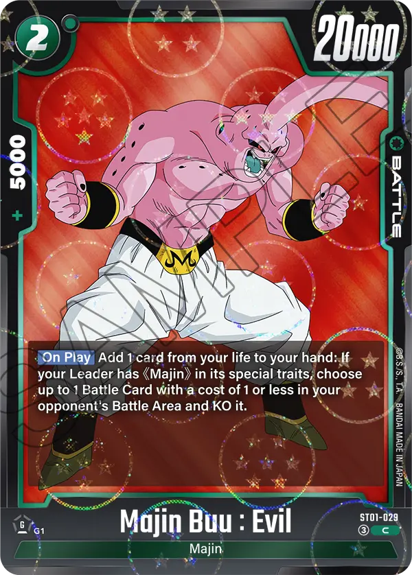 ST01-029 Majin Buu : Evil