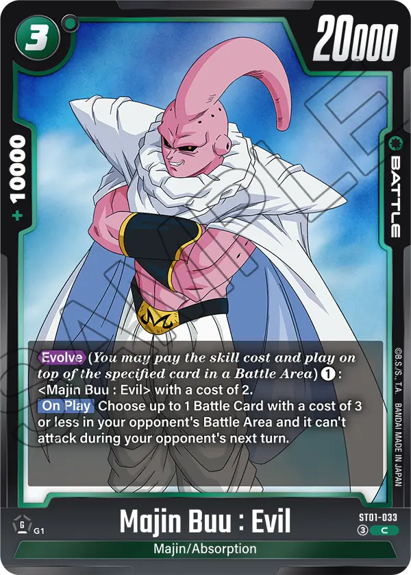 ST01-033 Majin Buu : Evil