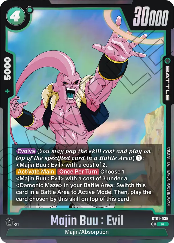 ST01-035 Majin Buu : Evil