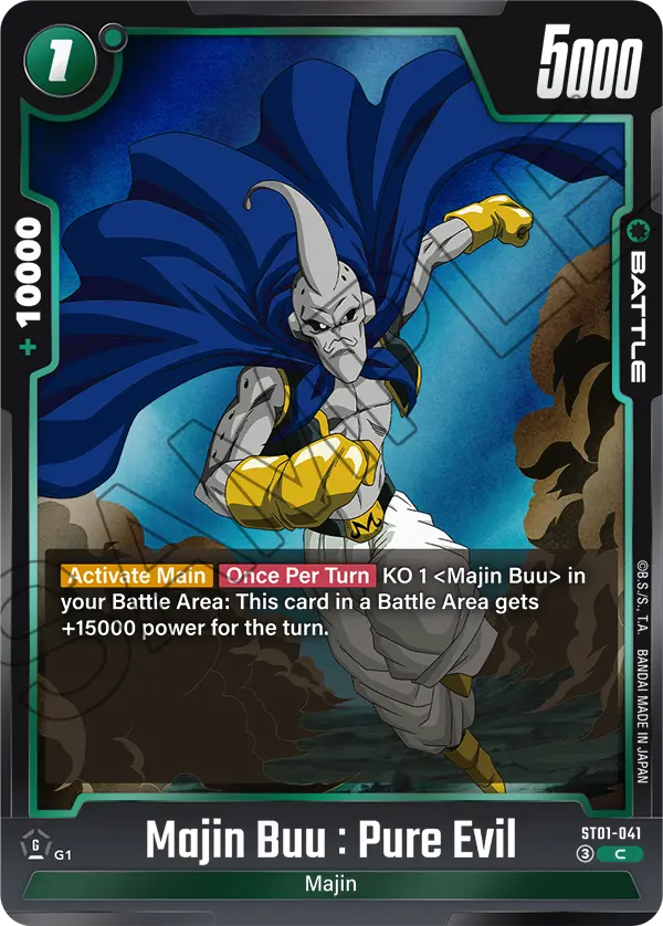 ST01-041 Majin Buu : Pure Evil