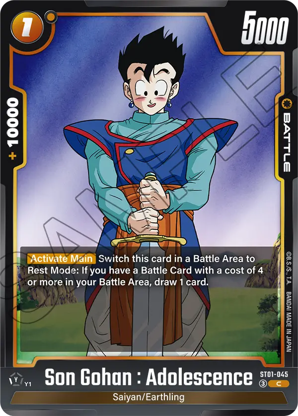 ST01-045 Son Gohan : Adolescence