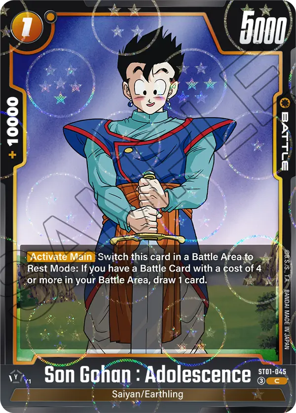 ST01-045 Son Gohan : Adolescence
