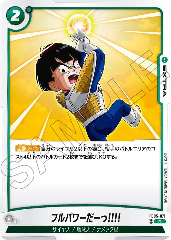 FB05-071 充滿力量！