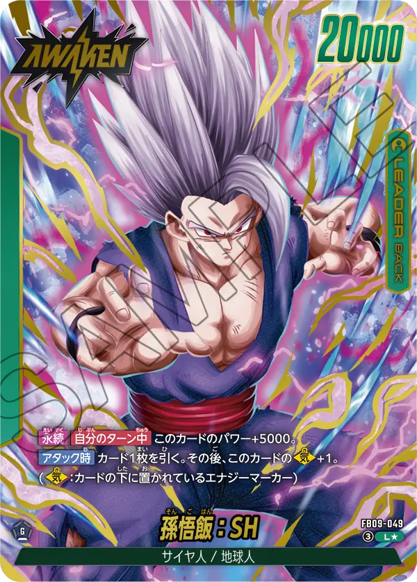 孫悟飯：SH L パラレル カード番号FB09-049