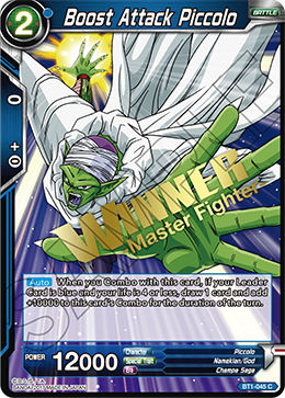 Boost Attack Piccolo