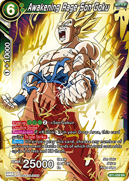 Awakening Rage Son Goku