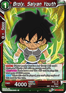 Broly, Saiyan Youth