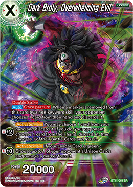 Dark Broly, Overwhelming Evil