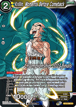 Krillin, Moments Before Comeback