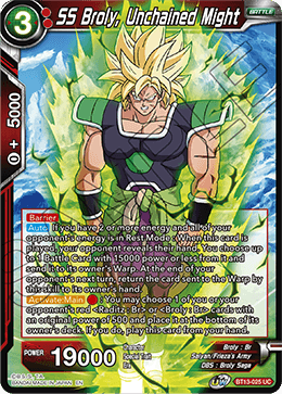 SS Broly, Unchained Might