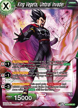 King Vegeta, Umbral Invader