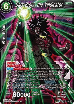 Dark Broly, the Vindicator